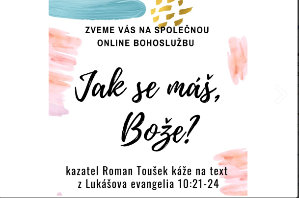 Jak se máš, Bože? - společná bohoslužba CB