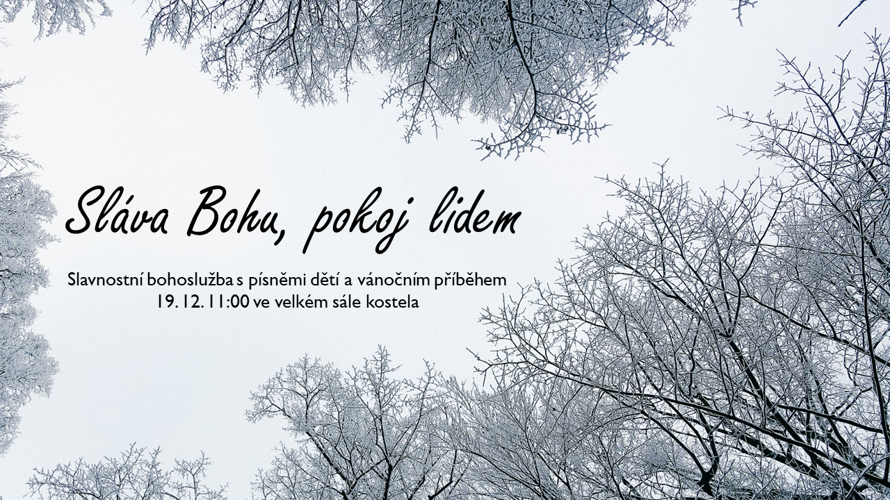 Sláva Bohu, pokoj lidem