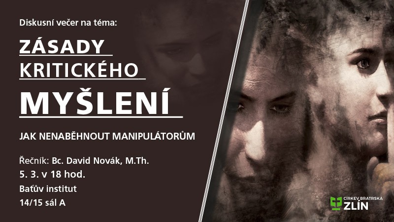 Zásady kritického myšlení - diskusní večer