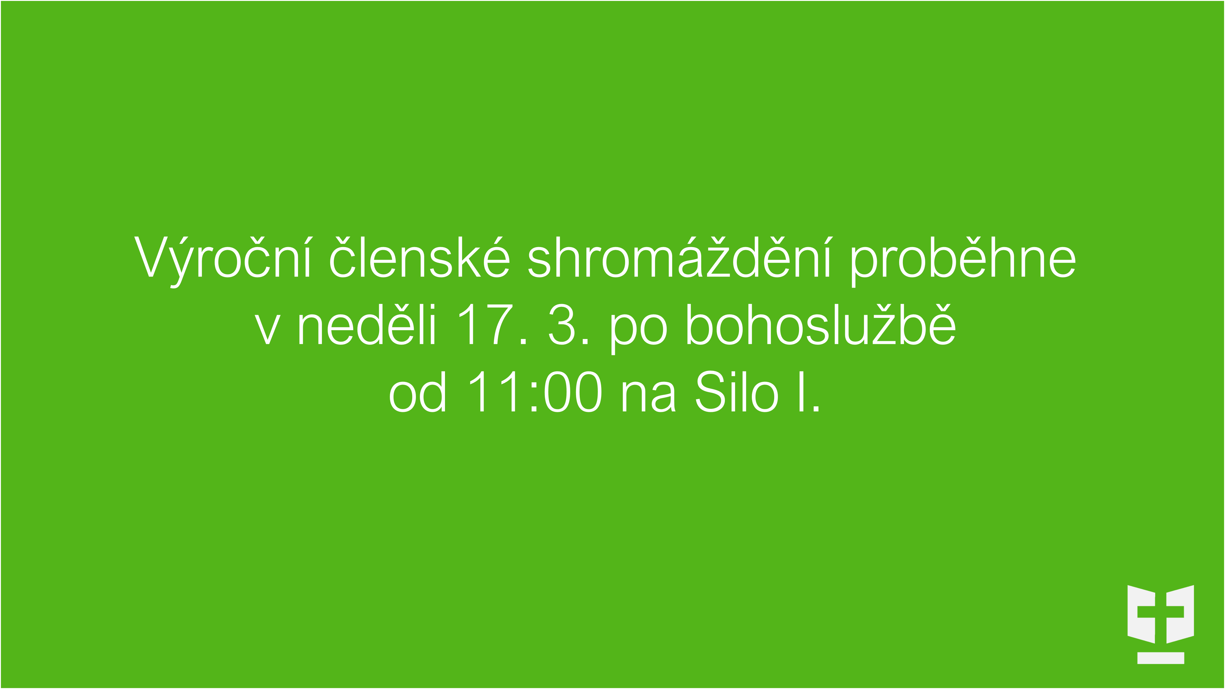 Výroční zpráva a program členského shromáždění