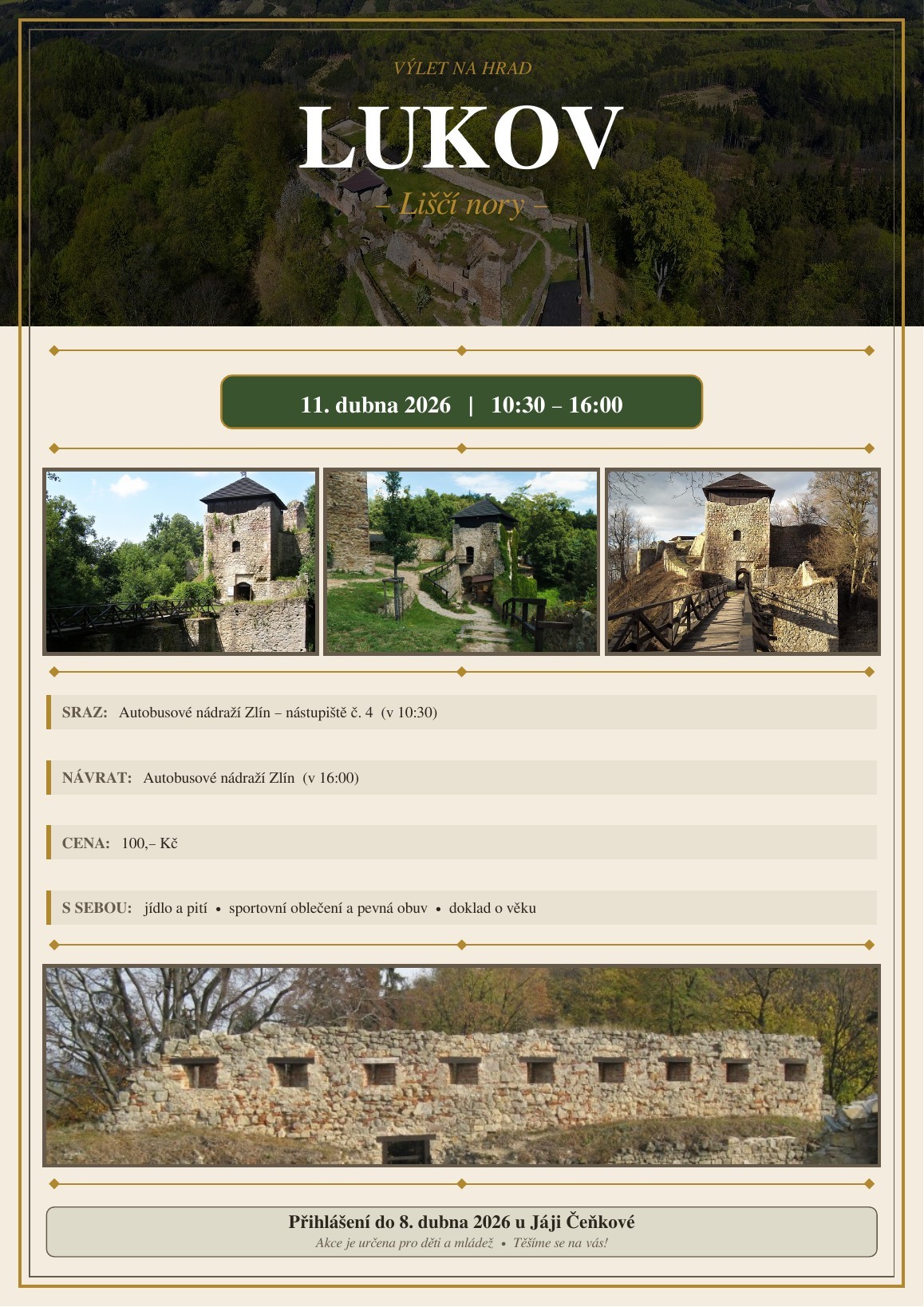 Lukov - Liščí nory