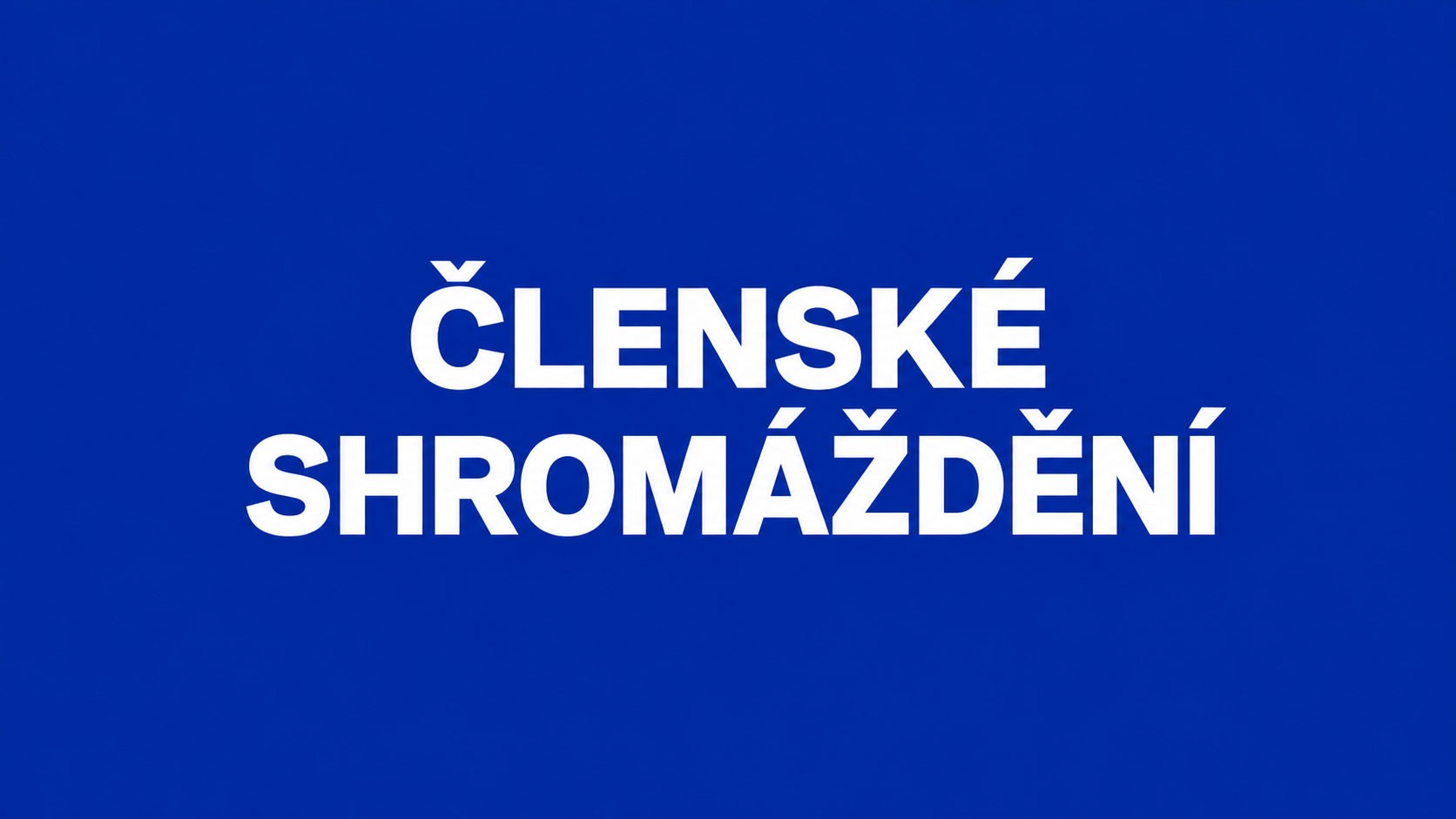 Členské shromáždění