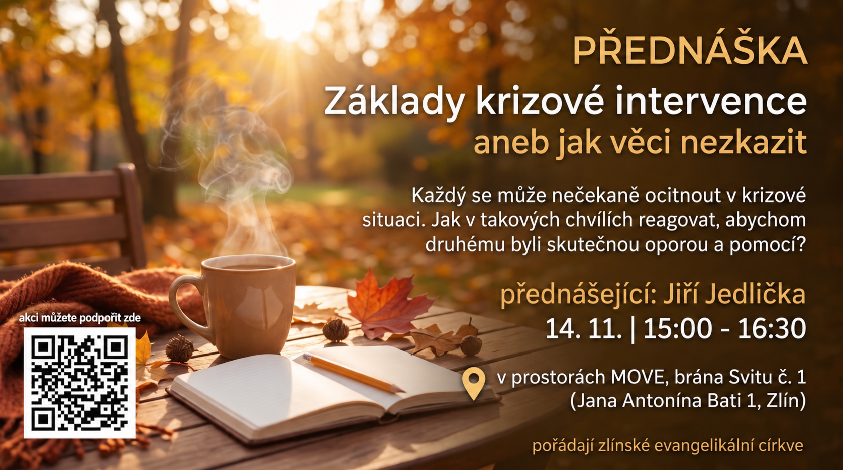 Základy krizové intervence - přednáška Jiřího Jedličky
